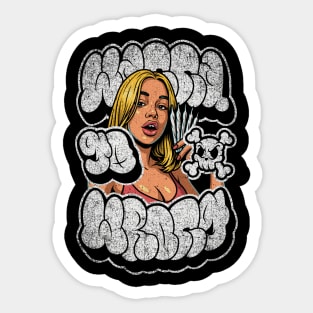 Bad girl Sticker